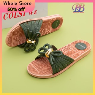 【BB】Korean Affordable Ladies Sandals High Quality Comfortable Foot Massage Slippers#B-1918-27L