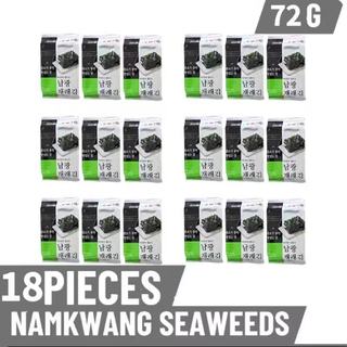 Namkwang Korean Seasoned Nori Seaweed Snacks Original Flavor Perfect for On-The-Go Consumption
