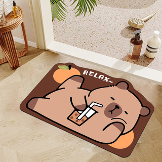 3D Cartoon Door Mat Non-Slip Absorbent Floor Mat-Cute Animal for Bathroom, Kitchen, Bedroom(40*60cm)