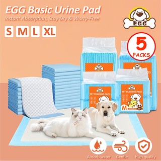 【Buy 1 ship 5】EGG Dog Cat Training Pad -500PCS Pet Pee Pad Dog Pee Wee Pee Poop Training Pad Super