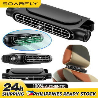 SOARFLY Car Fan for Backseat Electric Fan  For Car Universal 12V Heavy Duty Volts Fan