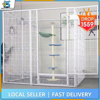 Cat Cage Pet Cage Large Space Anti-Escape Pet Enclosure Big Cat Cage Pet Fence Kulungan ng Pusa