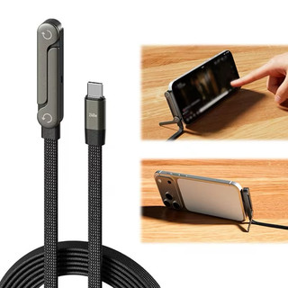 240W Foldable Phone Stand with Dual Type-C Super Fast Charging Cable,Laptops, Fast Charging Cable