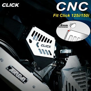 COD Hugger Airblade Reservoir Cover For Honda Click 125i/150i Full CNCAlloy Stainless Steel Anti-Rus