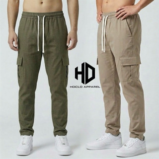 Cargo Pants | 4 Pockets | Semi Baston | Woven Fabric