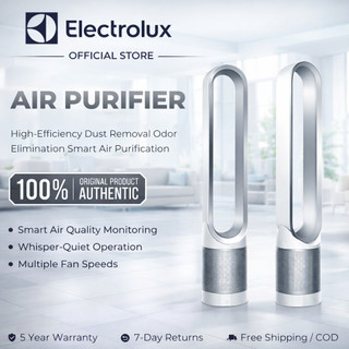 Electrolux Air Purifier with HEPA Filter | Bladeless Tower Fan | Quiet Cool Air | Home/Office Use