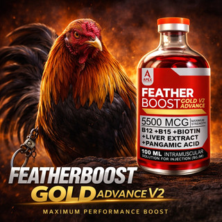 FEATHERBOOST GOLD ADVANCE GAMEFOWL B12+B15 5500MCG