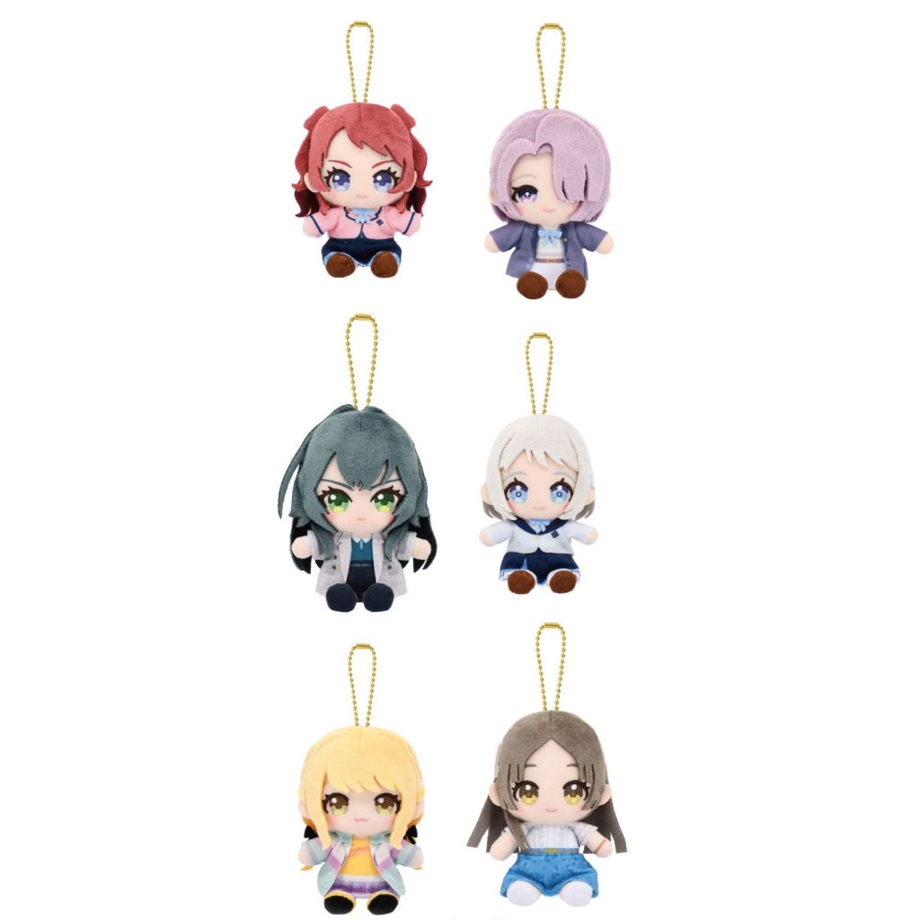 Bandai Namco Nui [THE IDOLM@STER Gakuen] Chibi Plush Sitting Mascot Saki Hanami Temari Tsukimura Kotone Fujita Mao Arimura Lilja Katsuragi China Kuramoto Key Holder Key Chain Ball Chain School Idolmaster 4571617933044 4571617933051 【Direct from Japan】