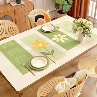 Tablecloth Cover Silicone PVC Table Mat Waterproof Oil-resistant Heat-resistant Heat-insulation