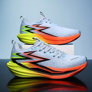 Men's/Women's Carbon Plate Sport Shoes Mesh Breathable Shock Absorbing Wear Soft Running shoes