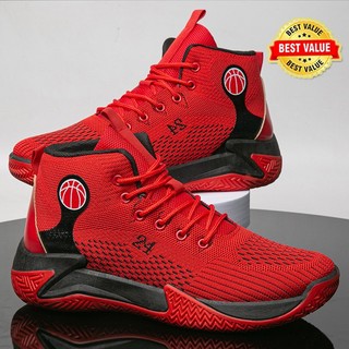 COD Korean Spike Basketball Shoes for Men High-top Cushioning Mesh Sport Running Shoes Casual Shoes