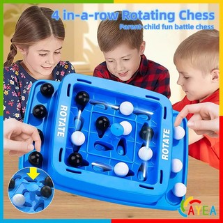 Logic Chess Track Game Educational Toys Four In A Row Fun Table Top 2 Players Puzzle Board Game Set