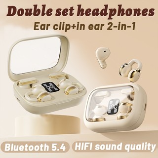 Bluetooth earphones Q10 new dual set earphones ENC noise cancelling earphones with long battery life