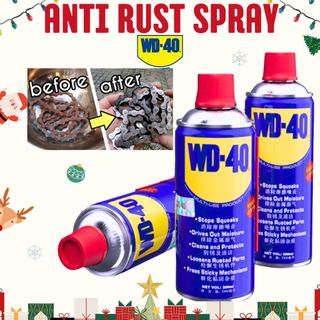 [Original] 350ML WD-40 Multi-Use Oil, Anti Rust Penetrating Oil, Rust Remover, Lubricant Spray Chain