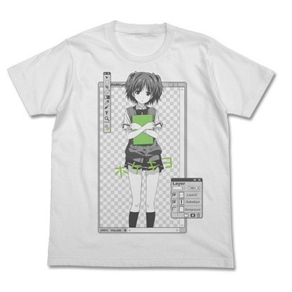 Girls Beyond the Wasteland Yuki Uguisu T-Shirt Men's White Short Sleeve Mint Condition【Direct from J