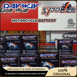 DAYWAY Motorcycle Battery 3L / 4L / 5L / 6.5L / 7S with Maintenance-Free Design