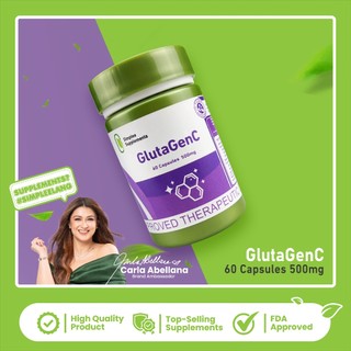 Simplee GlutaGenC – 500mg | 60 Capsules – Supports Skin Radiance, Glow & Antioxidant Care [1]