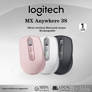 Logitech MX Anywhere 3S Wireless Silent Mouse, Rechargeable, Bluetooth/USB, Ergonomic, In Stock