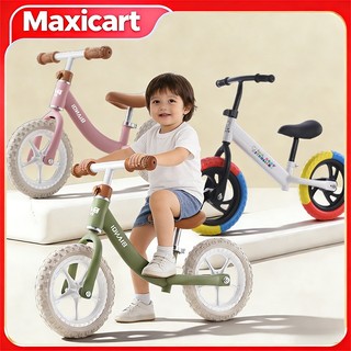 Maxicart Balance Bike for Kids Boys and Girls Adjustable Seat Toy Scooter for Kids 3 to 7 Years Old