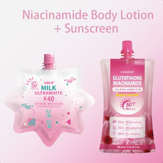 LBLS  X40 Sunscreen Lotion Moisturizing Non-Greasy SPF 50 PA+++ULTRAWHITE SUNSCREEN