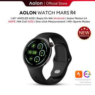 【NEW】Aolon Mars R4 Smart Watch One-click Measurement Amoled AOD Aolon Motion L4 Smartwatch Strava