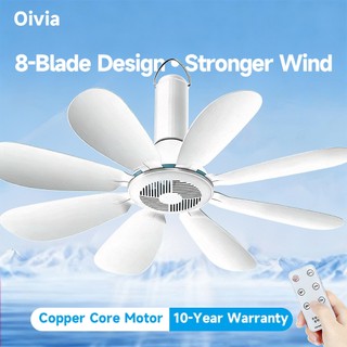 Ceiling Fan Modern 8-Blade Ceiling Fan Big Size Hanging Fan 24w Electric Fan Heavy Duty EnergySaving