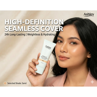 Ashley Shine Perfect Fit Foundation | Seamless+ Natural light & High- definition | AS8161