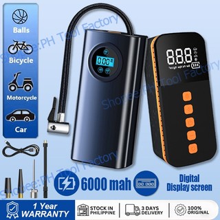 Portable Tire Inflator Digital Car Bicycle Air Compressor Pump Fast Inflation Digital Rechargeable