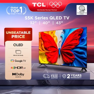 TCL Smart Android 2K FHD QLED Google TV S5K, HDR, Dolby Audio, Google Assistant, Voice Remote