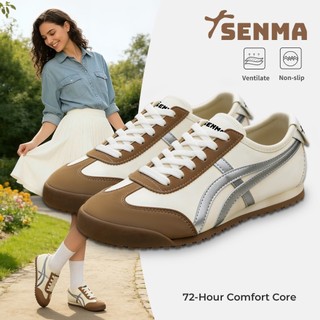 SENMA Rubber Shoes For Women Korean Shoes Breathable Running Shoes Sapatos White Shoes Casual Shoes
