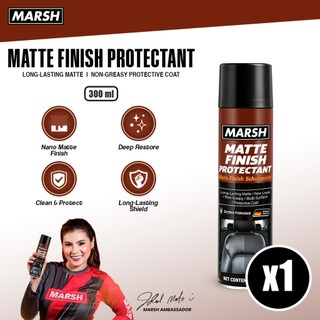 Marsh Matte Finish Protectant Spray Plastic Restorer & Back to Black Multi-Surface Cleaner 300ML