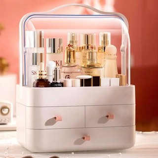 Cosmetic Beauty Storage Box - 3 Layers, Large Capacity, Flap，Waterproof, Dustproof