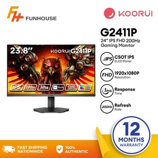 Funhouse | KOORUI G2411P 24" | G2711P 27" FHD IPS 200Hz 1ms DCI-P3 Color Gamut HDR400 Gaming Monitor