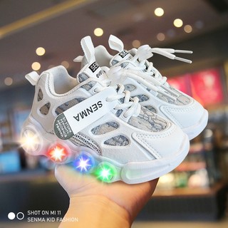 SENMA White Shoes For Kids Girls Rubber Shoes Girl Shoes Sneakers Korean Baby Shoes 1 to 5 Years Old