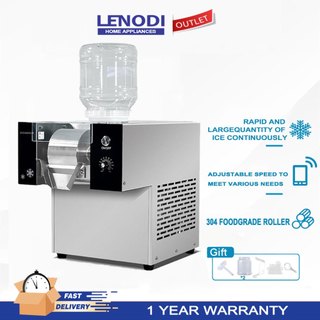 lenodi 60hz  Snowflake Ice crusher | Air-Cooling Portable | Home & Business