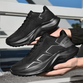 Men Outdoors Running shoes Mesh Breathable Shock Absorbing Wear Resistant Soft Sports shoes