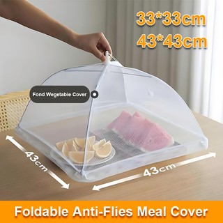 Mesh Food Cover Net Washable Dining Table Umbrella Food Dish Cover Foldable for Picnic Dust Cover