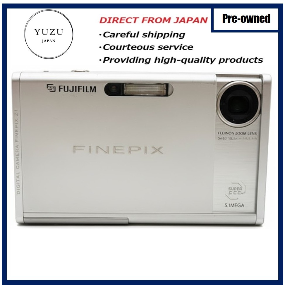 Pre-owned Product FUJIFILM FinePix Z1 (Silver) 5.1MP Slim Compact Digital Camera | Vintage Y2K Aesth