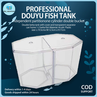 Aquarium transparent plastic goldfish tank home desktop office living room
