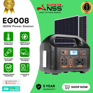 NSS Portable Power Station 220v 150w Power Station Multi-Function Big Capacity Portable Generator