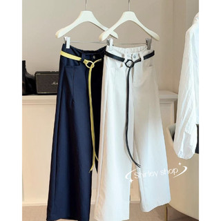 2026 New Style S-3XL Korean Style High Waist Wide Leg Pants Zipper Comfortable Cotton Casual Office