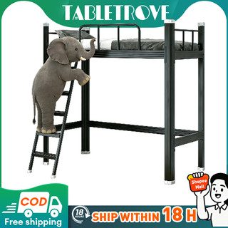 TABLETROVE Bed Frame Heavy Duty Iron loft Bed Multifunctional Silent Bunk Bed Frame Saving Space