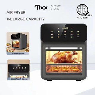Tixx Air Fryer Oven 16L Large Capacity Kitchen Appliance 1350W Oil-Free Cooking Less Oil Fume