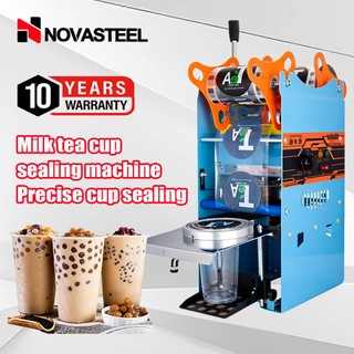 Commercial Cup Sealing Machine: Hand-Operated for Paper/Plastic Hot/Cold Cups