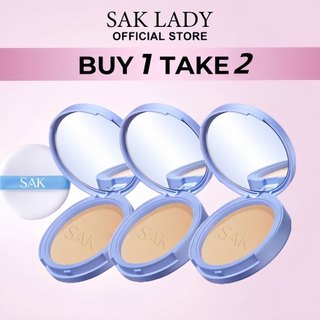 【Buy1 Take2】Oil Control Matte Face Powder Long Lasting Flawless Setting Powder Face Makeup With Mirr