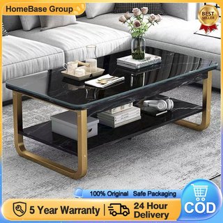 Table Coffee Table Tea Table 2 layers Sofa Table Simple Modern Center Table Curved steel frame