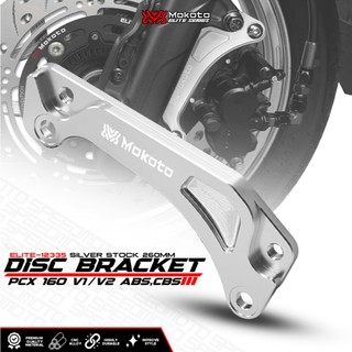 MOKOTO ELITE CNC ALLOY DISC BRAKE BRACKET 260MM FOR ADV 160/NMAX V2/V3/PCX 160/CLICK MOTORCYCLE ONLY