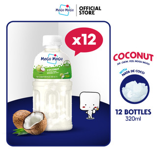 Mogu Mogu Coconut Nata de Coco Juice Drink 320ml x 12 bottles