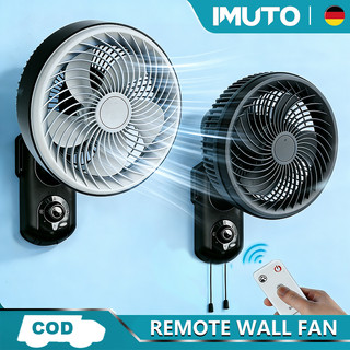 IMUTO Premium Electric Fan Wall Fan With Remote Control Energy Saving 14 Inch Table Fan 2026 Upgrade