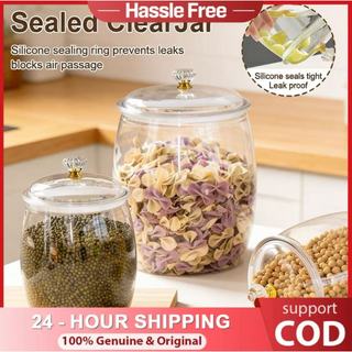 Acrylic Airtight Food Storage Large Capacity High Sealing Kitchen Sealed Jar 2.2L/3.8L/6.5L/11L/18L